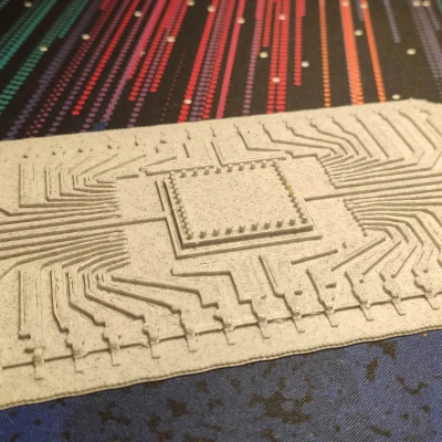 IC 40 chân đã gỡ bỏ vỏ