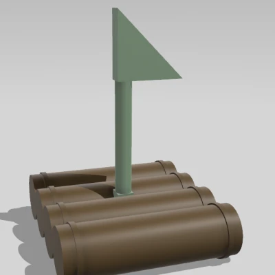 Bè Trang Trí Hồ Cá