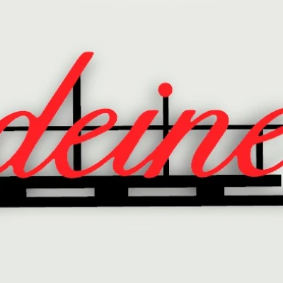 Mô Hình Biển Hiệu "Liebe deine Stadt" Từ Cologne, Đức