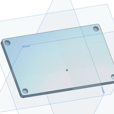 Nắp Che Hộp Xả Poop Từ Tính Giảm Tiếng Ồn Cho Bambu Lab P1S / X1