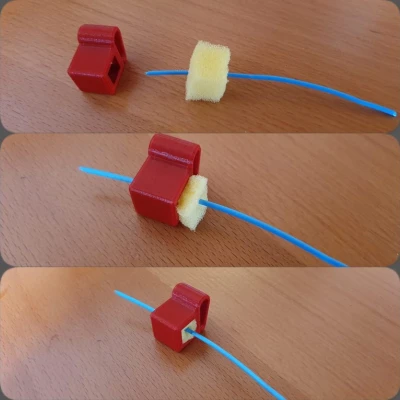 Kẹp Filament đa năng kèm bộ lọc bụi - Giá đỡ Filament