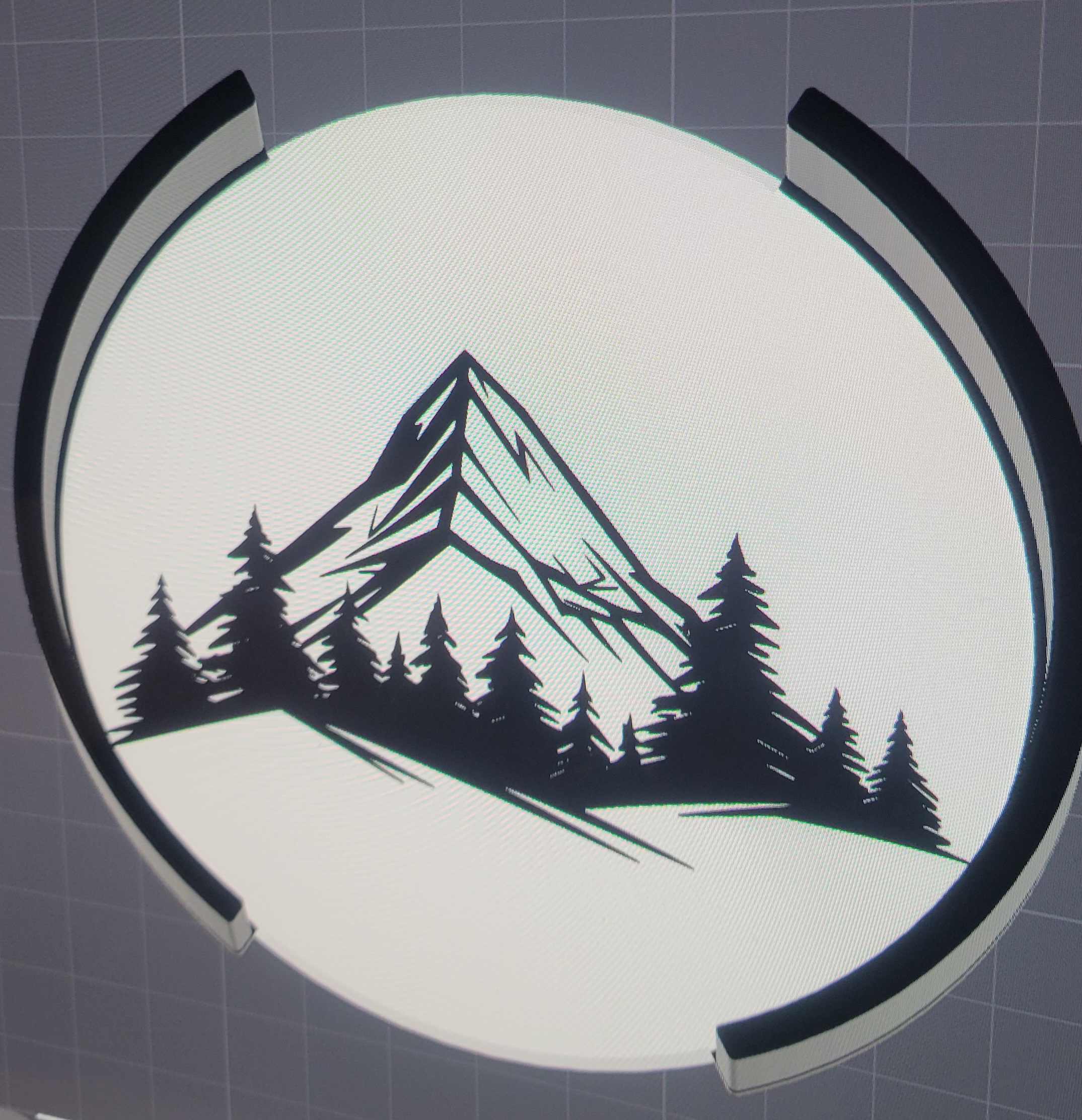 Giá đỡ đế lót ly núi Hueforge