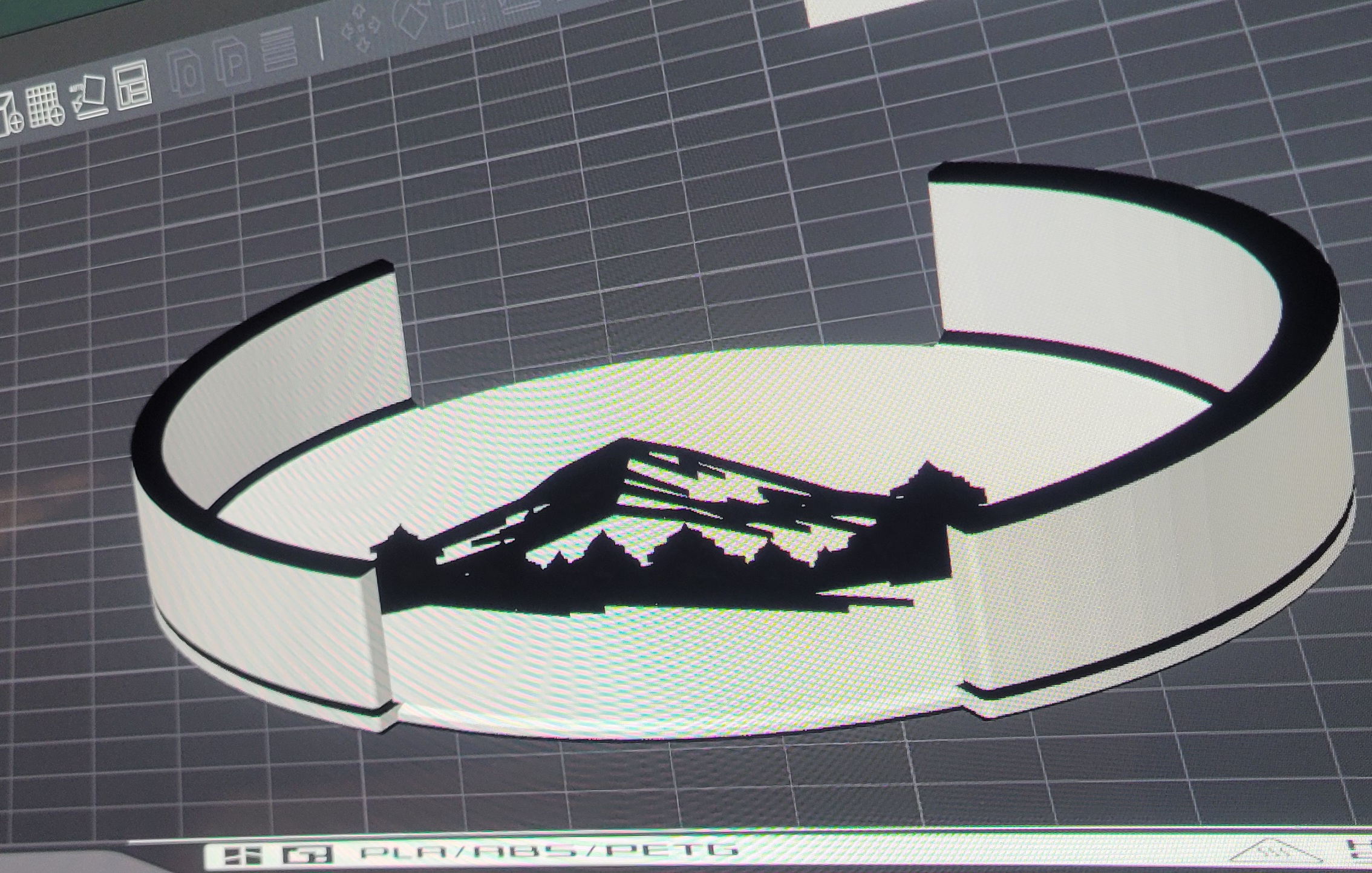 Giá đỡ đế lót ly núi Hueforge