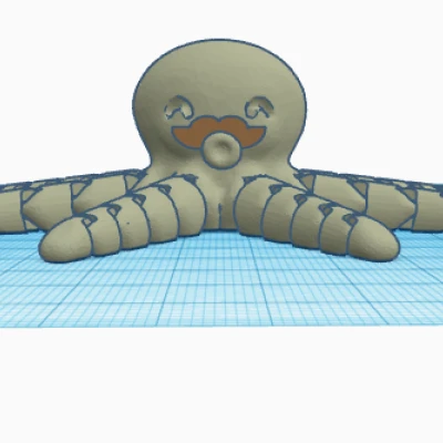 Bạch tuộc có ria mép ngộ nghĩnh