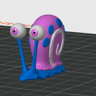 Ốc Sên Gary 4 Màu - In Đa Sắc