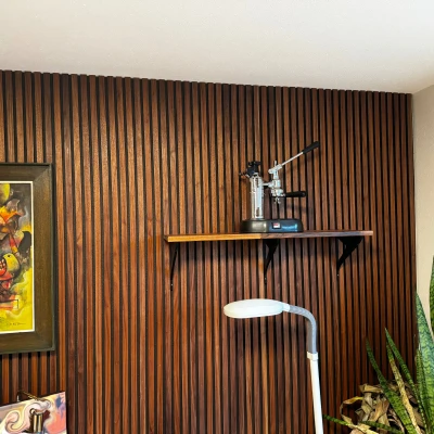 Giá Đỡ Kệ Gắn Tường Gỗ Dạng Thanh