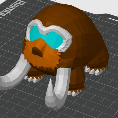 Mô hình Pokémon Mamoswine đa sắc 4 màu