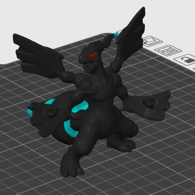 Mô hình Zekrom 3 màu Pokémon