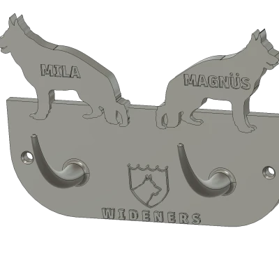 Chỗ Treo Dây Xích Chó Chăn Cừu Đức Tùy Chỉnh