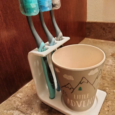 Kệ Để Bàn Chải Đánh Răng Và Cốc