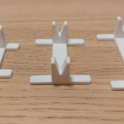 Chân đế hàn chồng đơn giản