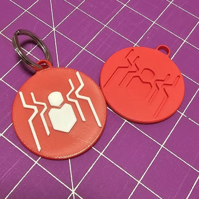 Móc Khóa Logo Spider-Man FFH (Biểu Tượng Nâng Cấp)