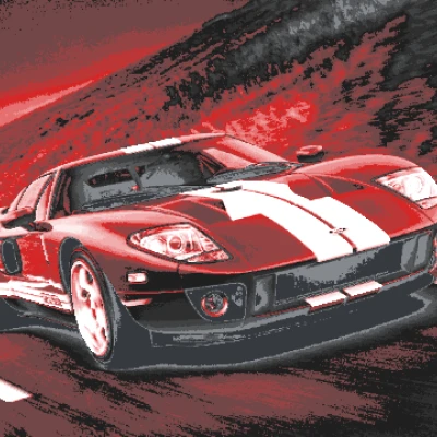 Mô hình Ford GT40 "Vẽ Tranh Bằng Filament"