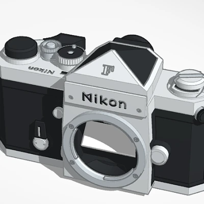 Mô hình máy ảnh Nikon F 3D