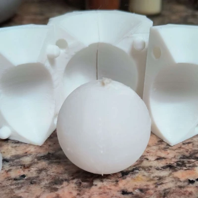 Khuôn Tròn 4cm Không Ốc Vít Làm Nến