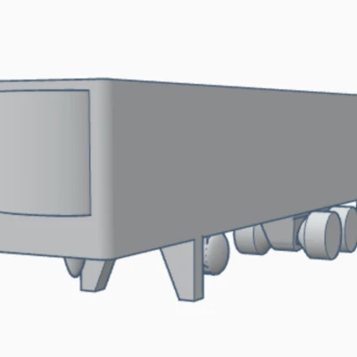 Mô hình Mini Container Lạnh Dài 48 feet