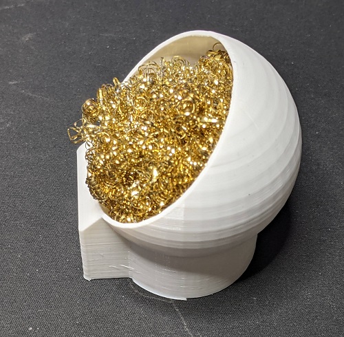 Giá Đỡ Vệ Sinh Đầu Mỏ Hàn Bằng Đồng Thau Có Nam Châm Bên Hông