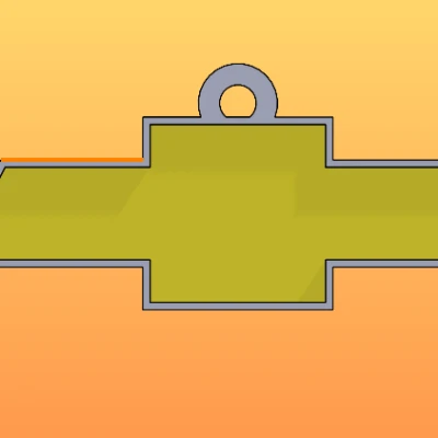 Móc Khóa Chevrolet Đẹp Dễ In