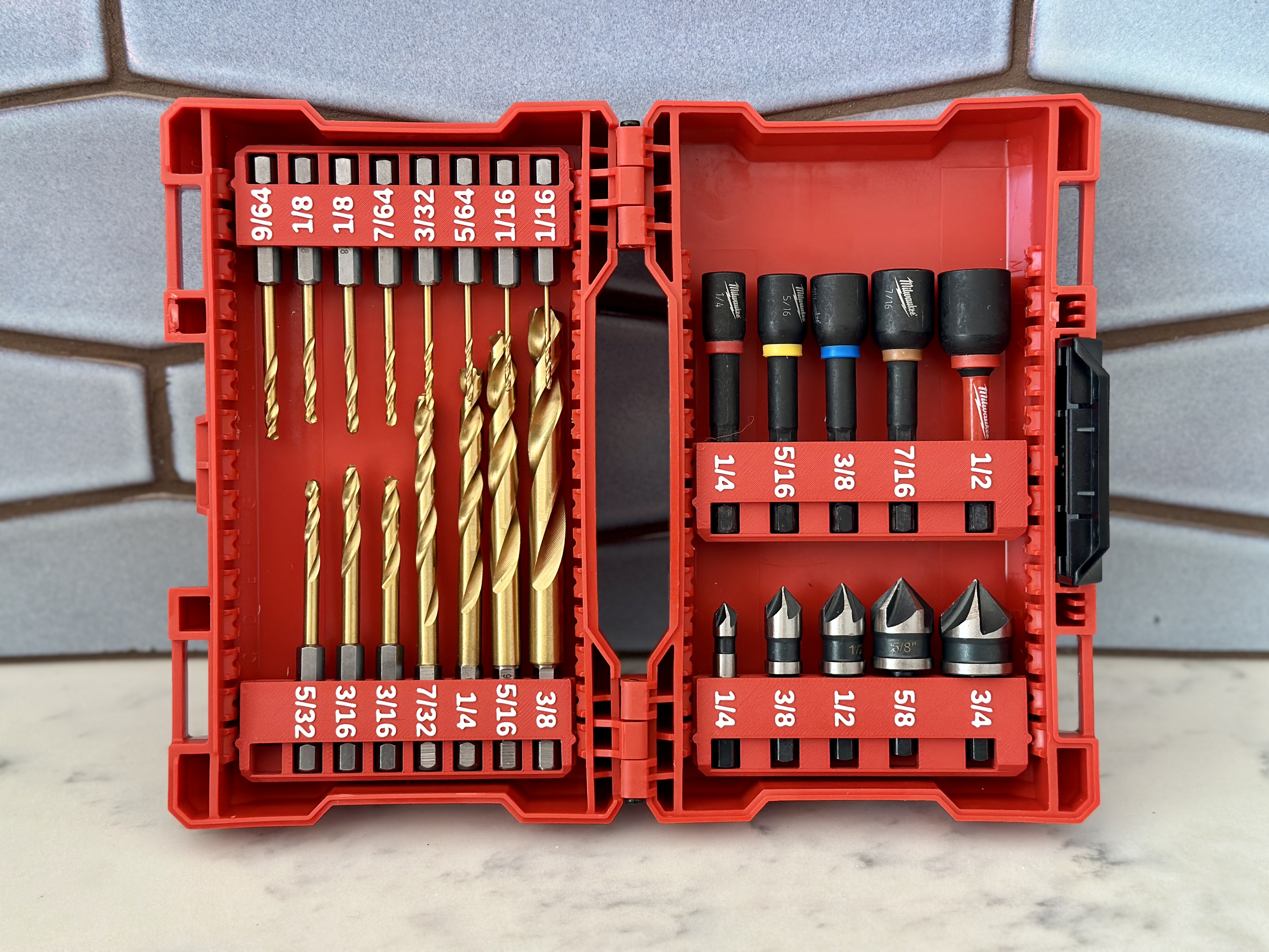 Giá Đỡ Mũi Khoan Tốt Hơn Cho Hộp Milwaukee 48-89-4630 / Shockwave