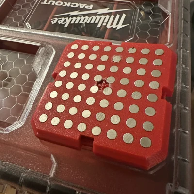 Khuôn Giữ Mũi Khoan Nam Châm Milwaukee Packout Slim Siêu Mỏng