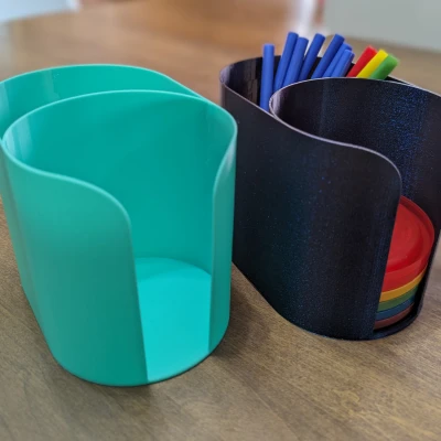 Khay Đựng Nắp Và Ống Hút Ly Take and Toss