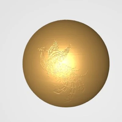 Đèn Sao Thổ Hình Phụng Hoàng