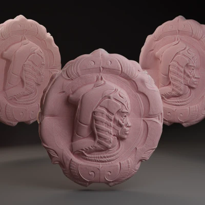 Hai Mẫu Ghim Cài hoặc Huy Hiệu Ahsoka Tano