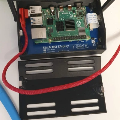 Vỏ Case cho Raspberry Pi 4 kèm màn hình 5 inch chạy Klipper