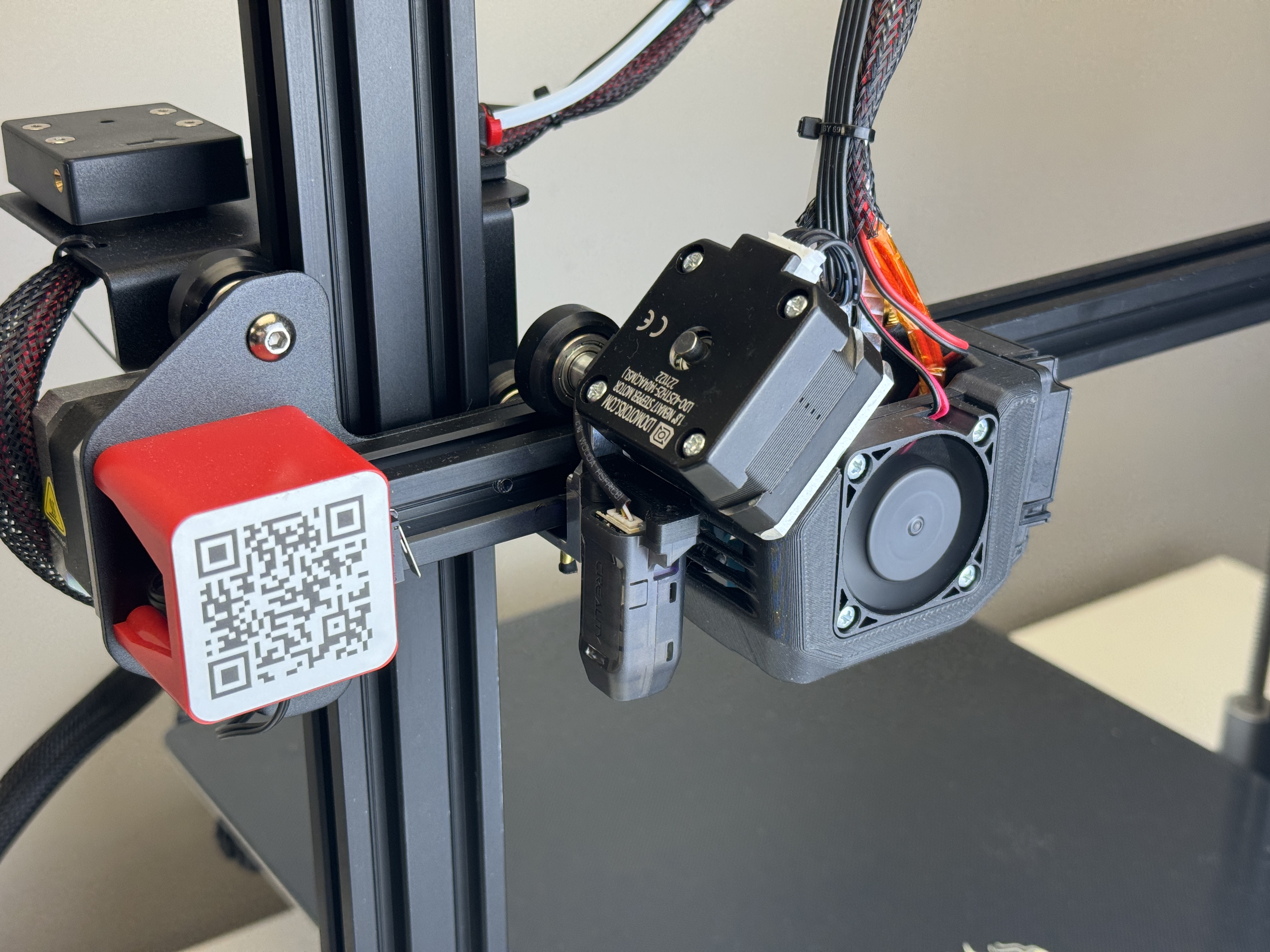 M3209 Ender 3 Max Neo [Bộ đùn Micro Swiss NG] - Che quạt và Giá đỡ