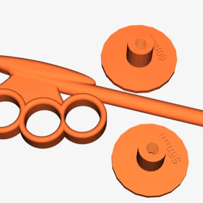 Dụng Cụ Nén Nhựa DI Có Tay Cầm