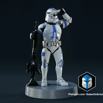 Tượng Lính Sao Hỏa Clone Trooper - Chuyên gia