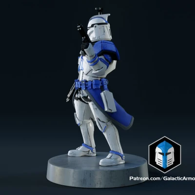 Tượng Chiến Binh Vô Gene - Sĩ Quan (Clone Trooper Officer)