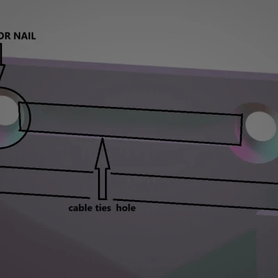 Chân Đỡ Bộ Điều Khiển Đèn LED V2