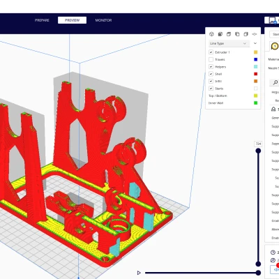 Cuộn Dây Cuộn Dây Filament Tuyệt Vời - Thân Chính Nâng Cấp 216.5mm