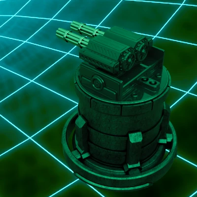 KIT THÁP PHÁO GATLING | MINIATURE TABLETOP