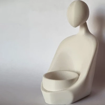 Chậu Cây Hình Tượng Thiền