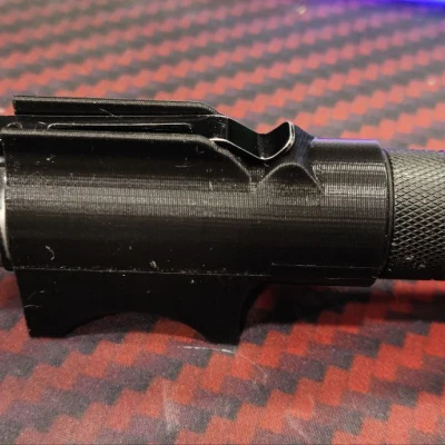 Giá Đỡ Đèn Pin Convoy S2+ Cho Xe Đạp (Vành 31.8mm)