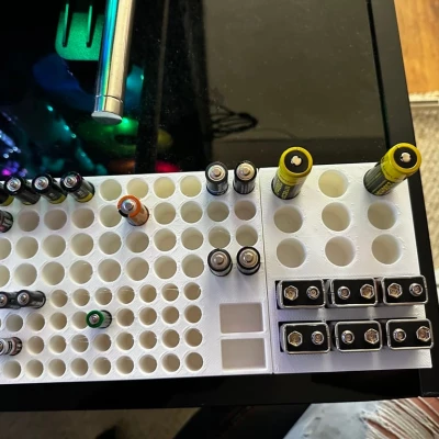 Khay/Giá Đỡ/Tổ Chức Pin (18650 + 9v) + (AA + AAA + 9v)