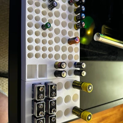 Khay/Giá Đỡ/Tổ Chức Pin (18650 + 9v) + (AA + AAA + 9v)