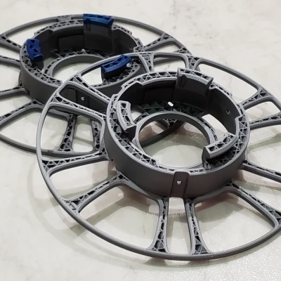 LockSpool V3: Cuộn dây filament tái sử dụng, tùy chỉnh (in 1 bộ phận 2 lần)