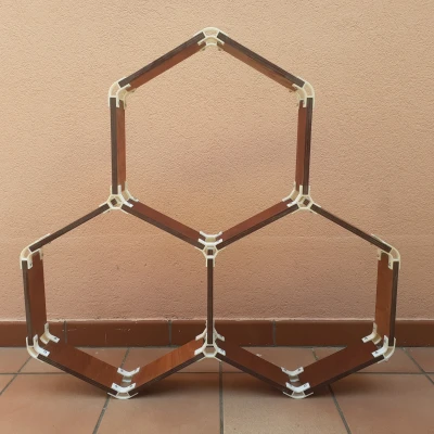 Khớp nối lục giác cho ván ép nửa inch