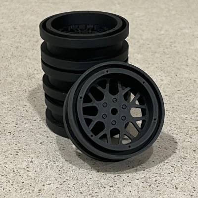 Bánh xe Beadlock 1.9 kiểu XD cho SCX10