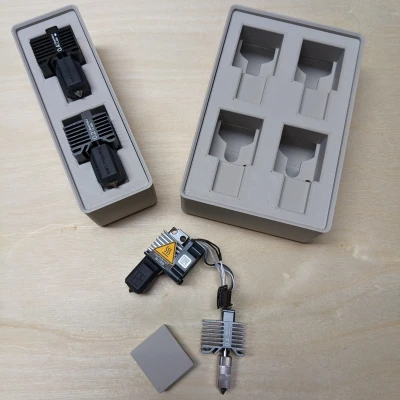 Kệ Lỗ Gridfinity Cho Đầu Nóng Bambu