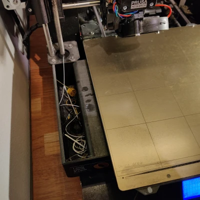 Thùng rác Prusa MK2 cho Dây Thừa và Vật Liệu