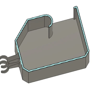 Thùng rác Prusa MK2 cho Dây Thừa và Vật Liệu