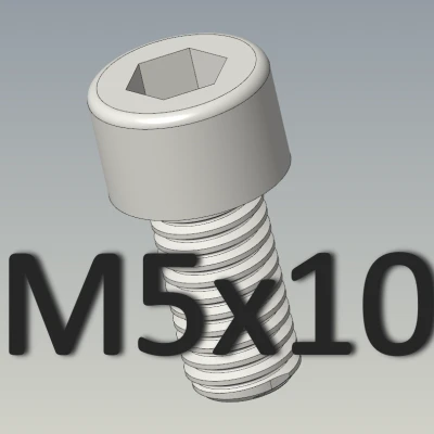 ốc vặn M5x10 DIN 912 đầu trụ lục giác chìm