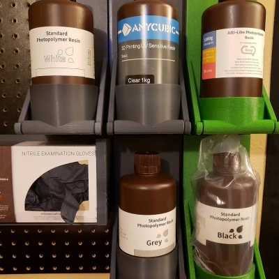 Hệ thống Pegboard Module - Kệ Đựng Chai Resin (Elegoo/Anycubic 1Kg)