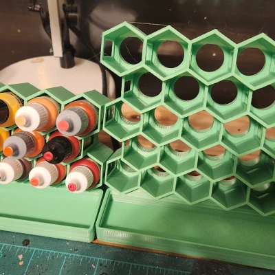 Giá Đỡ Sơn 17ml Tương Thích Gridfinity (5 Tầng)