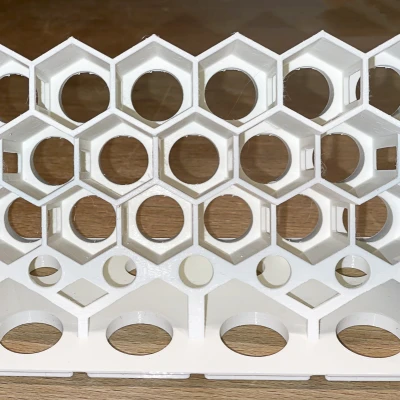 Giá đỡ sơn 17ml tương thích Gridfinity