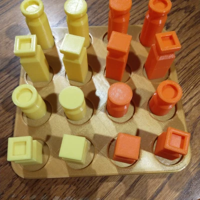 Bàn Cờ Quarto Tự Chế Của Tôi